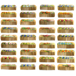 Puidust kamm SPL 1558 puidust pruuni v&auml;rvi