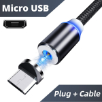 Led 2.0A USB laadija kaabel C-t&uuml;&uuml;pi kaabel Micro USB mobiiltelefoni kiirlaadimine Micro must