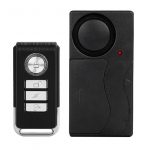 110 dB jalgrattaalarm juhtmevaba vibratsiooni liikumisandur Mootorratta turvaandurid Jalgrattaalarm puldiga must