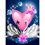 5D &uuml;mmargune isetehtud teemantmaal Ristpistes mosaiik-teemanttikandid maastikuloomad kivist mosaiigist kingakaunistused koju 15x20CM