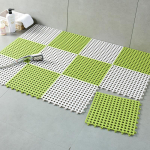 Vannitoa libisemiskindel matt WC p&otilde;randamatt Veekindel du&scaron;&scaron; majapidamises &otilde;&otilde;nes&otilde;mblusega kaetud Vannitoa WC jalamatt 8pcs