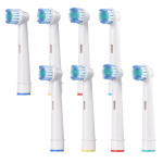 8 tk ja 4 tk elektrilise hambaharja pea, mis &uuml;hildub Oral B elektrilise hambaharja vahetusharjaga 8pcs