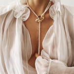 Vintage Pearl Choker kaelakee naistele Mood suvevalge p&auml;rlikeed Elegantsed pulmaehted