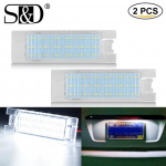2tk Canbus Car LED numbrim&auml;rgi tuli Opel Zafira B Astra H Corsa D Insignia Corsa C Meriva A Tigra B Vectra c 12V jaoks