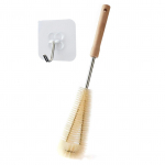 1 tk pudeliharja puhastusvahend, pika puidust k&auml;epidemega veepudeli puhastushari tasside tolmuimeja jaoks surnud aladeta M