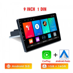 Icreative 1 Din 9/10 tolli universaalne autostereo Android auto multimeediumipleier GPS-navigatsioon Bluetooth autoheli WiFi USB FM MirrorLink HD autoraadio 9inch,1+16GB