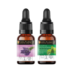 Lavendli ja piparm&uuml;ndi eeterlike &otilde;lide komplekt (2 x 15 ml), Lavendli ja piparm&uuml;ndi eeterlike &otilde;lide komplekt, hingelill