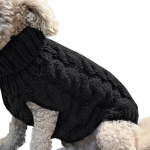 Koerte kampsunid Talvised soojad koerariided v&auml;ikestele koertele Kilpkaelusega Kootud Lemmikloomariided Kutsikas Kassi Kampsun Vest Chihuahua Yorkie Mantel M