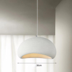 Restoran Dinning Island Kohvik Baar Lastetuba Rock Wabi Sabi Isiksus K&auml;sitsi valmistatud pol&uuml;st&uuml;reenist siseripplamp 30cm valge