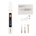 TEWIRROW Ultraheli elektriline hambapuhastusvahend hambakivi eemaldaja majapidamises kasutatavate hammaste skaleerija Eemaldage hambaplekk hambakivi LED 3 režiimiga valge