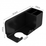 Hoiuhoidik F&ouml;&ouml;ni hoidik Seinale kinnitatav nagi Vannitoa riiul Hoiuriiulid Aksessuaarid Riiulid Juukseharja Hoiuhoidik