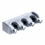 Plastikust mopihoidja harja riidepuu Seinale kinnitatav 3/4/5 asendiga harja tugi Harjavars konks hoiurest Vannitoa korraldaja 3 rocks must