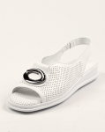 Pehme tallaga sandaalid Evromoda 35823 36 Valge nahk 37 valge