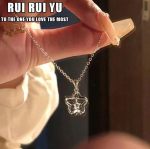 RUI RUI YU kahekihiline tsirkoonist viieharuline t&auml;rni kaelakee retro punk tuti ripats None