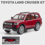 1/24 Toyota LAND CRUISER GT Prado linnamaastur, sulamist automudel, metallist m&auml;nguasi, maastikus&otilde;idukid, helivalgustusega automudel, kingitused lastele 20.7*9.3*8cm