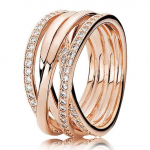 Autentne 925 Sterling h&otilde;bedane s&otilde;rmus, ažuurne igavik p&otilde;imitud kaasaegne p&auml;rls&otilde;rmusega naistele kingituseks moeehted 9