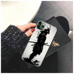 Samurai telefoni&uuml;mbris iPhone'ile 14 13 12 11 Pro Max X Xs Max Xr Mini Se 7 8 Plus Black Funda Coque Case iPhone 11Pro