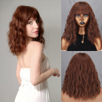 MERISIHAIR naiste mood &otilde;lgade pikkusega naturaalne laineline parukas s&uuml;nteetilisest kiust igap&auml;evaseks kandmiseks Cosplay kohevad lainelised juuksed Ombre blond 30cm