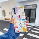 Funny Originality Label telefoni&uuml;mbris Samsung Galaxy S22 Ultra S21 Plus S20 Fe S10 Note 20 A32 A52 A72 5g pehme TPU kate For Galaxy S20