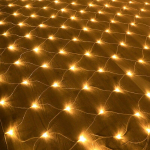 1 tk LED-v&otilde;rkekraan Fairy String Lights j&otilde;ulukaunistus uusaasta v&auml;livalgustid Jialan Street Jialan 1,5x1,5m 96LED WBL 1.5m * 1.5m soe valge v&auml;rv