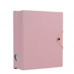 Kawaii D kujuga s&otilde;rmus 3-tolline Kpop fotokaardi k&ouml;itja, suure mahutavusega Idol-fotokaartide album fotokaardid, kogu raamat 3inch 20sheets pink