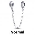 Turvakett Klamber 925 Sterling Silver Cz Pave Clip Charms Daisy Beads Fit Kaelakee K&auml;ev&otilde;ru Ehted Naistele