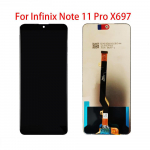 LCD-ekraan Infinix Note 11 Pro X697 jaoks, LCD-ekraan, puuteekraan, digitaiser, t&auml;ielik kokkupanek, asendus must