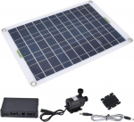 P&auml;ikeseveepumba komplekt 50 W pol&uuml;kristallilisest silikoonist p&auml;ikesepaneelist purskkaevu pumba komplekt, kasutatakse p&auml;ikesepurskkaevu basseini h&uuml;dropoonilise aia jaoks Solar Water Pump Kit