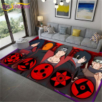 Anime Naruto libisemiskindlad vaibad elutuppa Mugav vaip Pehme p&otilde;randamatt Magamistoa vaibad Matiala Vaibad kodu Suur karvane matt 80cm x 120cm