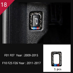 S&uuml;sinikkiust BMW 5 7-seeria F01 F10 F07 F25 F26 tarvikud Juhtk&auml;igukasti l&uuml;litipaneeli dekoratiivne katteriba auto 18 Type