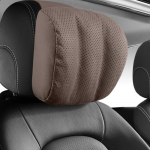 Hingav nahast autoistme tugipadi peatoe auto kaelapadjad Mercedes Benz Maybach S-klassi peatoe autole 1PCS COFFEE