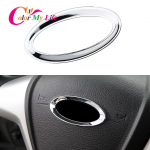 ABS Chrome auto rooliratta trimmikatte logo r&otilde;ngas Ford Focus 2 3 MK2 MK3 MK4Kuga Fiesta Ecosport MONDEO Fusion jaoks