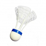 1 tk tuulekindel sulgpalli nailonplastist professionaalne treening, &uuml;limalt vastupidav v&auml;lipallide m&auml;ngimiseks treeningpallid valge