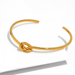 Titaanist roostevabast terasest k&auml;ev&otilde;rud Elegantsed trendikad &uuml;mmargused avatud s&otilde;lmega manseti k&auml;ev&otilde;rud naiste ehted kuld