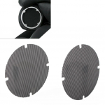 2 tk mootorratta v&otilde;rgust tagumise reisija k&otilde;lari grillkatted Harley Davidson Touring 2014-2022 jaoks must