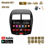 10-tolline Android Mitsubishi ASX 1 jaoks 2010-2016 Autoraadio Multimeedia Videopleier GPS Navigatsioon WIFI 1+16GB