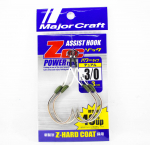 Major Craft ZOC Heavy Duty Twin Assist konksud ZOC-PD30 suurus 3/0 (1113)