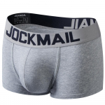 Bokserp&uuml;ksid JOCKMAIL br&auml;ndi puuvillased madala v&ouml;&ouml;kohaga &uuml;hev&auml;rvilised hingavad sportlikud žakaarv&auml;rvi v&ouml;&ouml;rihmad meeste aluspesu M