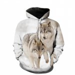 Uus mood Loomade Orav 3D-printeriga kapuuts Unisex vabaaja pikkade varrukatega dressipluus S