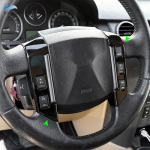 ABS L&auml;ikiv Must Auto Tarvikud Roolinupu Kate Sisekate Land Rover Discovery 3 LR3 Range Rover Sport Freelanderi jaoks gray