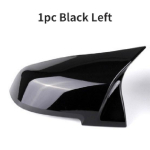 S&uuml;sinikkiust auto tahavaatepeegli kaane kork Bmw F20 F22 F30 F31 F32 F33 F36 F34 F35 I3 I3s x1 k&uuml;ljepeegli kate 1pc Black Left gray