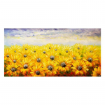 P&auml;evalillev&auml;lja maastik &Otilde;limaal, tr&uuml;kitud l&otilde;uendile Plakat Magamistoa sisustus Moodne seinakunst raamita pilt Kodukaunistus raamita 20x40cm