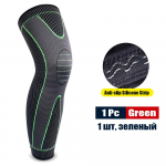 OLIKEI T&auml;isjalgade Sport Compression P&otilde;lvevarrukad Pikad P&otilde;lvetoed J&otilde;usaal Fitness P&otilde;lvetugi Libisemisvastane Elastsus Valu leevendamine Sooja hoidvad P&otilde;lvekaitsed L roheline