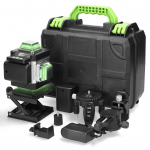 Multifunktsionaalne 16-liiniline lasertasandi 3 kraadi isetasanduv masin Laetav liitiumaku nivelleerimine EU Plug must