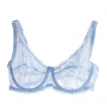 Seksikas pitsist rinnahoidja &otilde;larihmaga, hingav, &otilde;mblusteta, &otilde;&otilde;nsas rinnahoidja rinnahoidja Push-up tikandiga M lilla