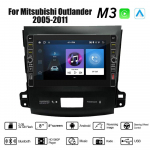 8-tolline Android-autoraadio multimeediumivideopleier Mitsubishi Outlanderi 2005-2011 jaoks koos nupu nupuga Carplay WiFi BT 2 Din 2+32GB 2+32GB