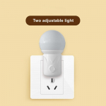 1 tk LED-pistik&uuml;hendusega &ouml;&ouml;valgusti, 2-v&auml;rviline beebi imetamissilma unevalgusti magamistoa pistikupesa valgustid energias&auml;&auml;stlik EU valge