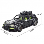 1:10 MOC universaali tehniline sportauto RS6 mudel ehitusplokk klotsid Harivad kaugjuhtimispuldid m&auml;nguasjad s&uuml;nnip&auml;evaks kingitused