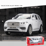 1/32 Scale XC90 Diecast automudeli m&auml;nguasi, tagasit&otilde;mmatav m&auml;nguasi koos heli ja valgusega lastele V&auml;ikelaste poiste t&uuml;drukute kingituste kollektsioon 1/32-15.5x6x6cm