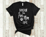 Rockin This Life Pomeranian Mom Pommeri koeraomanik Rockin Life Unisex T-s&auml;rgid S